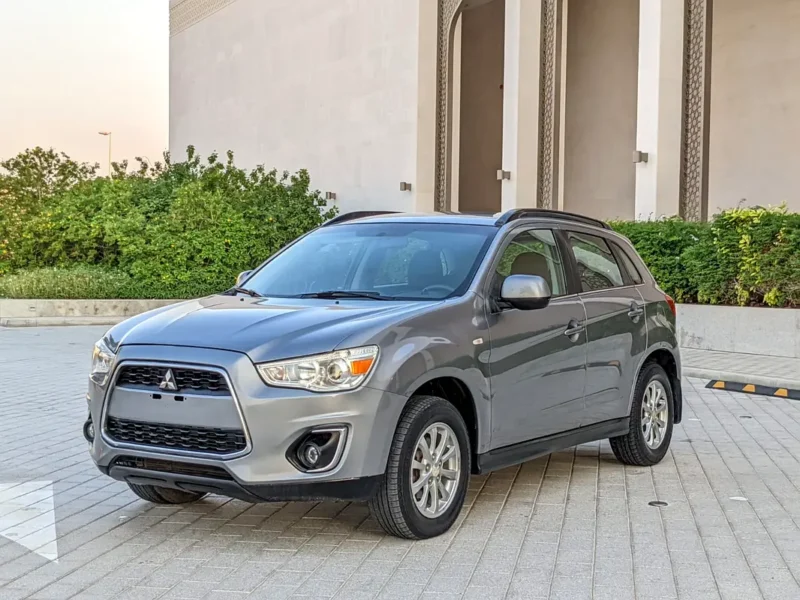 2013 Mitsubishi ASX GLS 4 Cylinders Petrol Engine Grey SUV GCC Specs Perfect Inside Out
