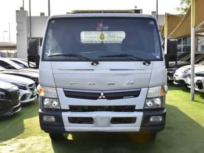 2021 Mitsubishi Canter 4 Cylinders Diesel Engine White Black Utility Truck GCC Specs