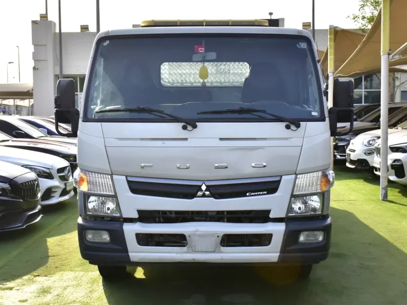 2021 Mitsubishi Canter 4 Cylinders Diesel Engine White Black Utility Truck GCC Specs