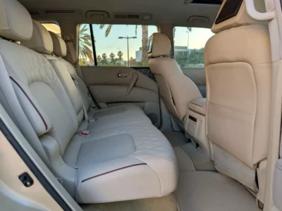 2012 Nissan Patrol SE Platinum 6 Cylinders Petrol Engine Gold Beige SUV GCC Specs