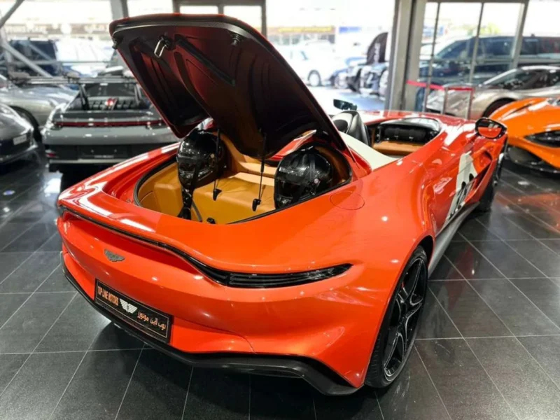 2021 Aston Martin Vanquish SPEEDSTER 5.2L 12 Cylinders Orange Beige Coupe 1 OF 1 COLOUR