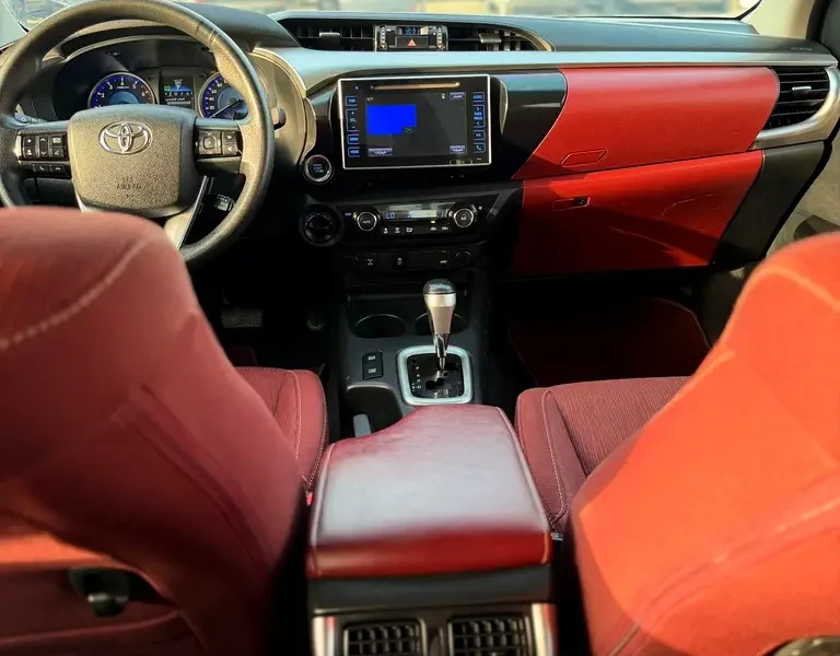 2018 Toyota Hilux TRD 4.0 Litres V6 Petrol Engine Blue Red Pickup Truck GCC Specs