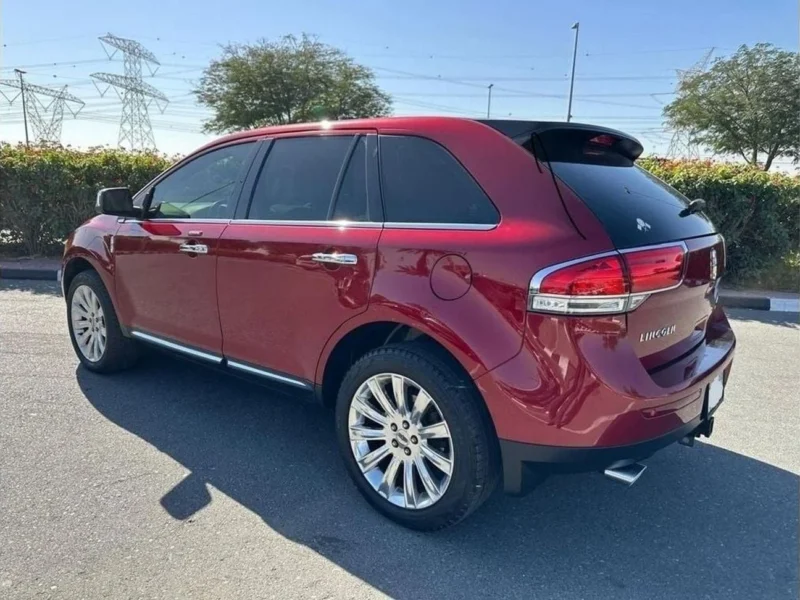 2013 Lincoln MKX PREMIUM LUXURY 3.7 Litres V6 Petrol Engine Red Beige SUV GCC Specs