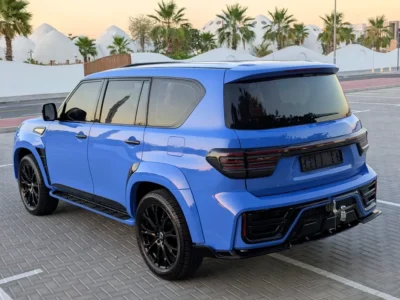 2015 Nissan Patrol SE Platinum 6 Cylinders Petrol Engine Blue Orange SUV GCC Specs