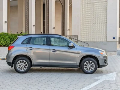 2013 Mitsubishi ASX GLS 4 Cylinders Petrol Engine Grey SUV GCC Specs Perfect Inside Out