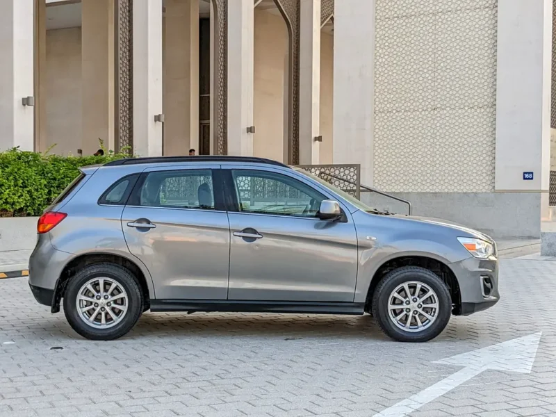 2013 Mitsubishi ASX GLS 4 Cylinders Petrol Engine Grey SUV GCC Specs Perfect Inside Out