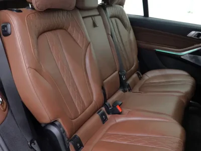 2019 BMW X7 xDrive50i M Sport 4.4L V8 TwinPower Turbo Engine White Brown SUV GCC Specs