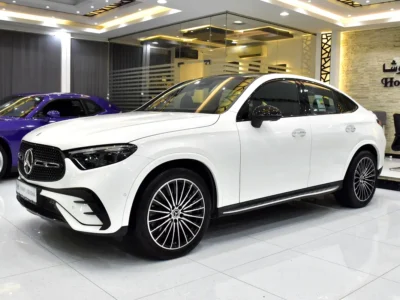 2025 Mercedes-Benz GLC Coupe GLC 200 4MATIC 4 Cylinders Engine White Red Crossover GCC