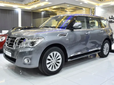 2018 Nissan Patrol SE Titanium 8 Cylinders Petrol Engine Grey Beige SUV GCC Specs