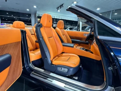 2017 ROLLS-ROYCE DAWN 6.6 Litres 12 Cylinders Petrol Engine Blue Tan Convertible GCC Specs