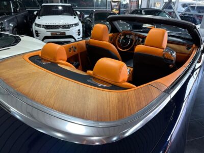 2017 ROLLS-ROYCE DAWN 6.6 Litres 12 Cylinders Petrol Engine Blue Tan Convertible GCC Specs