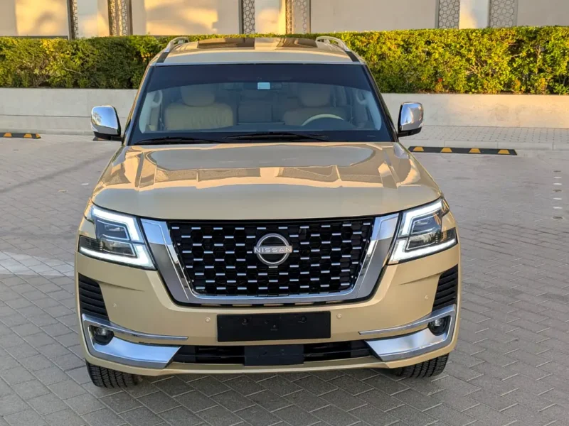2012 Nissan Patrol SE Platinum 6 Cylinders Petrol Engine Gold Beige SUV GCC Specs