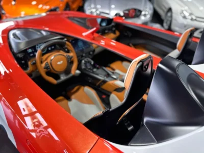 2021 Aston Martin Vanquish SPEEDSTER 5.2L 12 Cylinders Orange Beige Coupe 1 OF 1 COLOUR