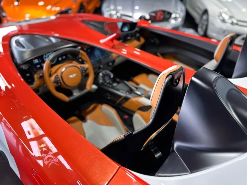2021 Aston Martin Vanquish SPEEDSTER 5.2L 12 Cylinders Orange Beige Coupe 1 OF 1 COLOUR