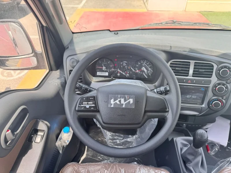 2025 Kia K4000 Single Cabin 3.0L Turbo 6 Cylinders Diesel Engine White Tan Pickup Truck