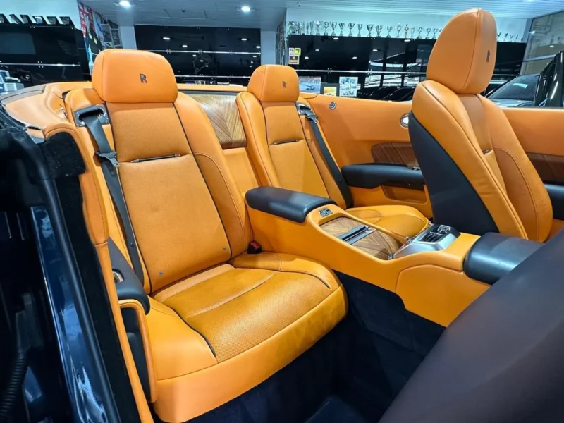 2017 ROLLS-ROYCE DAWN 6.6 Litres 12 Cylinders Petrol Engine Blue Tan Convertible GCC Specs
