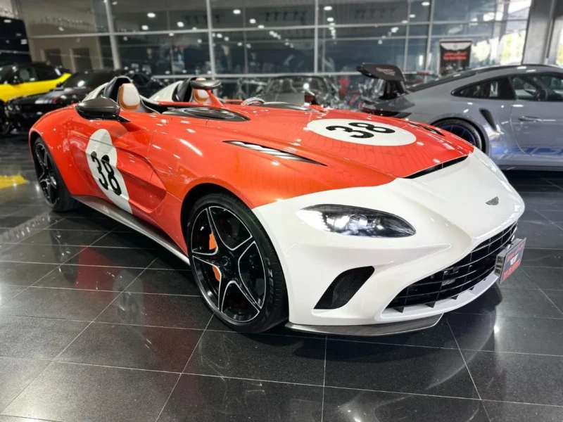 2021 Aston Martin Vanquish SPEEDSTER 5.2L 12 Cylinders Orange Beige Coupe 1 OF 1 COLOUR