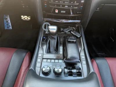 2018 Lexus LX-Series LX 570 Base 8 Cylinders Petrol Engine Black Red SUV GCC Specs