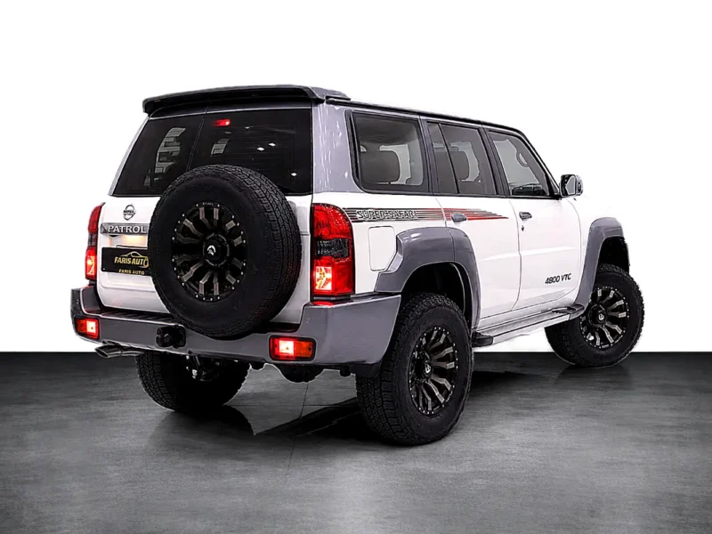 2023 Nissan Patrol Safari Super Safari 6 Cylinders Petrol Engine White Tan SUV GCC Specs