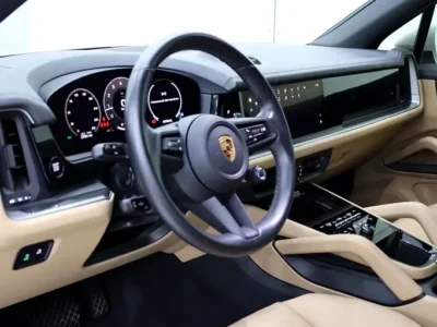 2024 Porsche Cayenne Standard 6 Cylinders Petrol Engine White Beige SUV GCC Specs