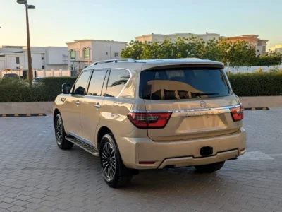 2012 Nissan Patrol SE Platinum 6 Cylinders Petrol Engine Gold Beige SUV GCC Specs