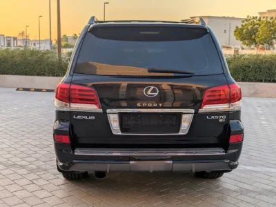 2015 Lexus LX-Series LX 570 Sport 8 Cylinders Petrol Engine Black Brown SUV GCC Specs