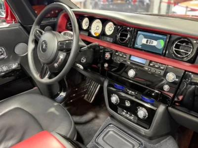 2010 Rolls-Royce Phantom Drophead 6.7 Litres V12 Petrol Engine Red Black Coupe GCC