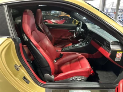 2014 Porsche 911 TURBO S 3.8L 6 Cylinders Engine Gold Red Coupe EXCLUSIVE FULLY LOADED