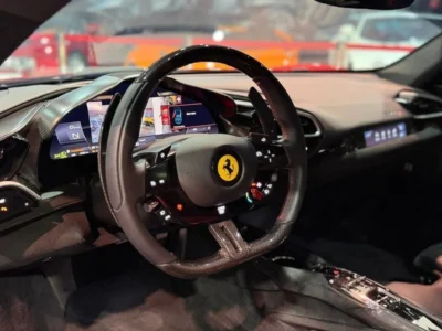 2023 Ferrari 296 GTB 3.0L 6 Cylinders Engine Red Black Coupe ASSETTO FIORANO PACKAGE