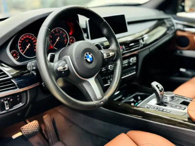 2018 BMW X5 xDrive35i M Sport 6 Cylinders Petrol Engine Grey Brown SUV GCC Specs