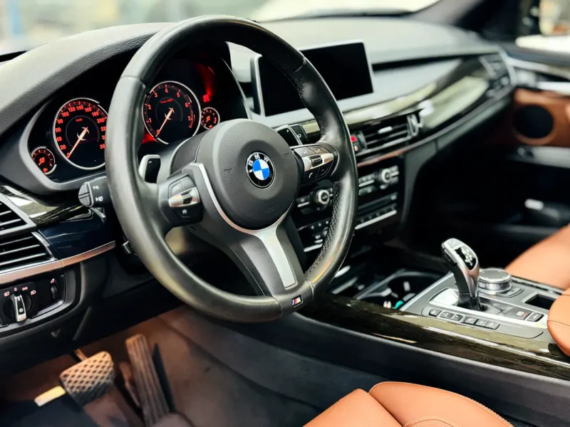 2018 BMW X5 xDrive35i M Sport 6 Cylinders Petrol Engine Grey Brown SUV GCC Specs