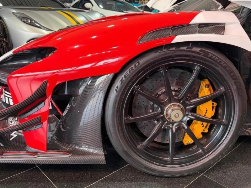 2019 MCLAREN SENNA GTR LANZANTE 4.0L Red Black Coupe ROAD LEGAL NO. 1 OUT OF 75
