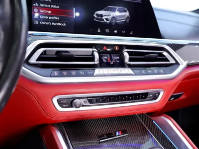 2021 BMW X5 X5M Competition 8 Cylinders Petrol Engine Silver Red SUV CARBON PACKAGE