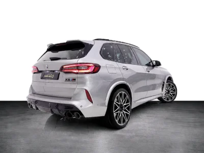 2021 BMW X5 X5M Competition 8 Cylinders Petrol Engine Silver Red SUV CARBON PACKAGE