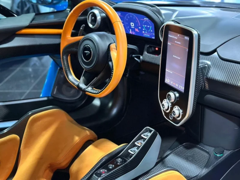 2019 McLaren Senna STC 4.0 Litres 8 Cylinders Engine Blue Orange Coupe FULLY LOADED