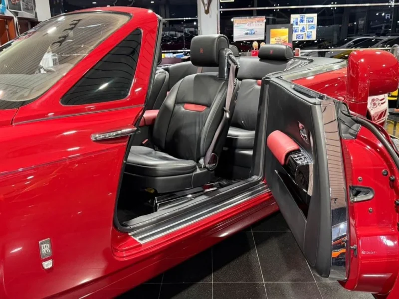 2010 Rolls-Royce Phantom Drophead 6.7 Litres V12 Petrol Engine Red Black Coupe GCC