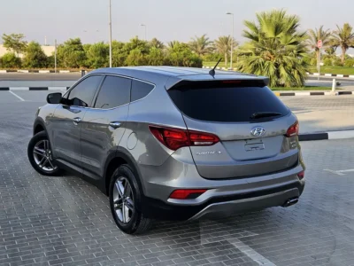 2018 Hyundai Santa Fe Sport 4 Cylinders Petrol Engine Silver Grey SUV American Specs
