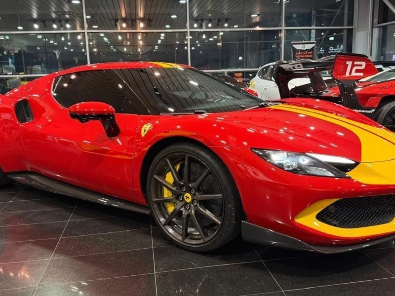 2023 Ferrari 296 GTB 3.0L 6 Cylinders Engine Red Black Coupe ASSETTO FIORANO PACKAGE