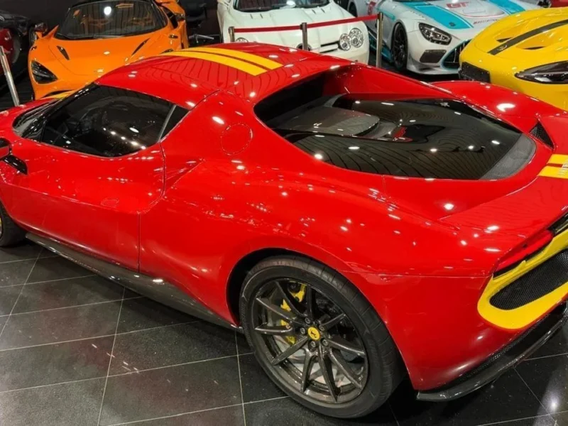 2023 Ferrari 296 GTB 3.0L 6 Cylinders Engine Red Black Coupe ASSETTO FIORANO PACKAGE