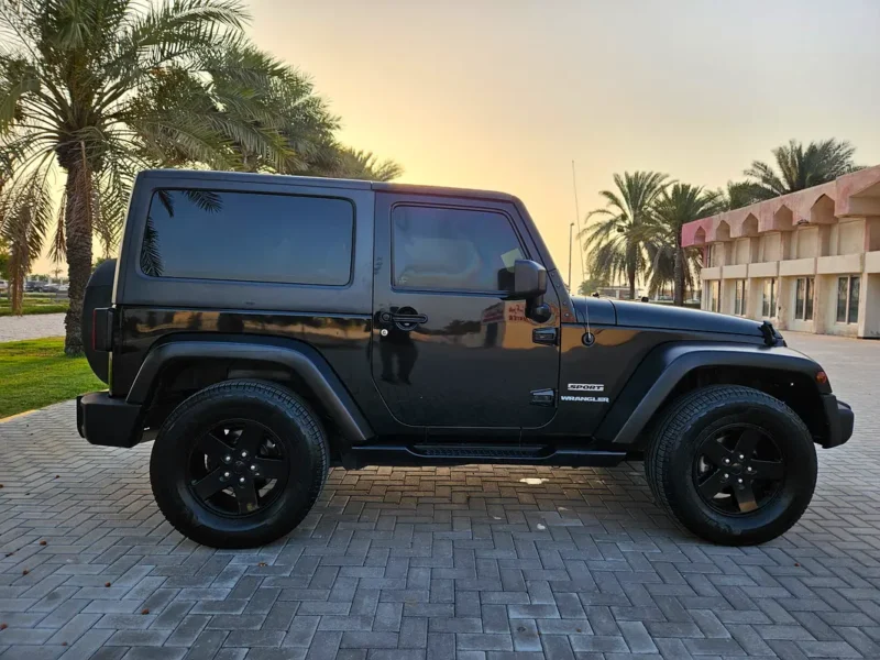 2012 Jeep Wrangler Sport 6 Cylinders Petrol Engine 2 Door Black Grey SUV GCC Specs