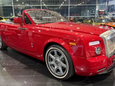2010 Rolls-Royce Phantom Drophead 6.7 Litres V12 Petrol Engine Red Black Coupe GCC