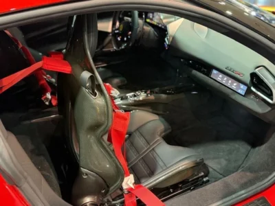 2023 Ferrari 296 GTB 3.0L 6 Cylinders Engine Red Black Coupe ASSETTO FIORANO PACKAGE