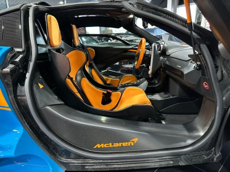 2019 McLaren Senna STC 4.0 Litres 8 Cylinders Engine Blue Orange Coupe FULLY LOADED