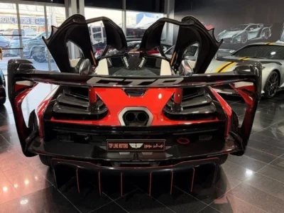 2019 MCLAREN SENNA GTR LANZANTE 4.0L Red Black Coupe ROAD LEGAL NO. 1 OUT OF 75