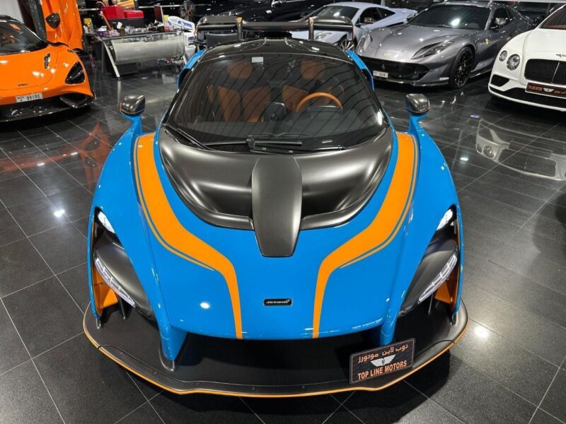 2019 McLaren Senna STC 4.0 Litres 8 Cylinders Engine Blue Orange Coupe FULLY LOADED