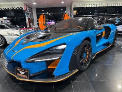 2019 McLaren Senna STC 4.0 Litres 8 Cylinders Engine Blue Orange Coupe FULLY LOADED
