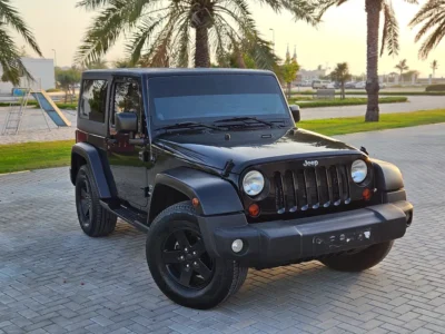 2012 Jeep Wrangler Sport 6 Cylinders Petrol Engine 2 Door Black Grey SUV GCC Specs