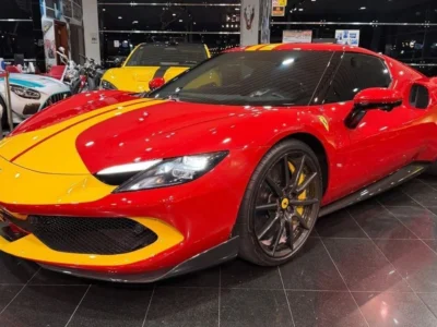 2023 Ferrari 296 GTB 3.0L 6 Cylinders Engine Red Black Coupe ASSETTO FIORANO PACKAGE