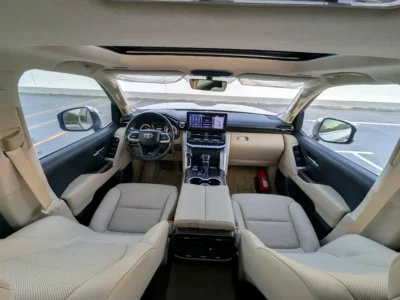 2024 Toyota Land Cruiser VXR 3.5L V6 Twin Turbo Petrol Engine Silver Beige SUV GCC Specs