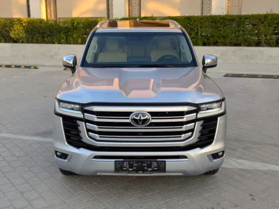 2024 Toyota Land Cruiser VXR 3.5L V6 Twin Turbo Petrol Engine Silver Beige SUV GCC Specs